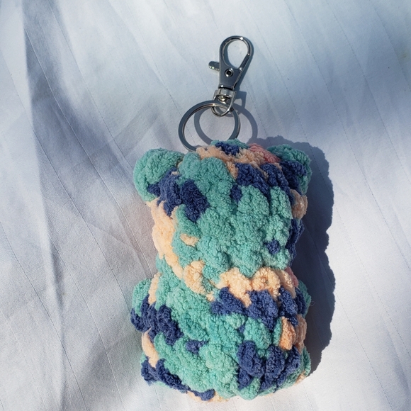 Gummy Bear Teddy Bear Key Ring Backpack Accessory - Picture 4 of 14